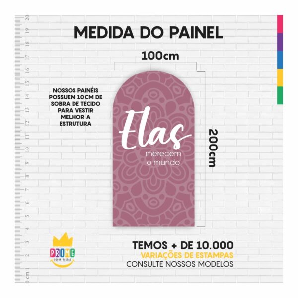 Painel De Festa Romano Decorativo Dia das Mulheres - Image 4