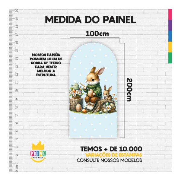 Painel De Festa Romano Decorativo Páscoa - Image 4