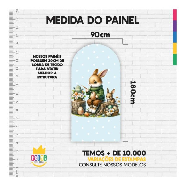 Painel De Festa Romano Decorativo Páscoa - Image 5