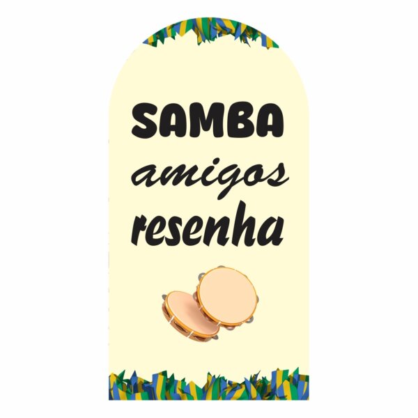 Painel De Festa Romano Decorativo Samba
