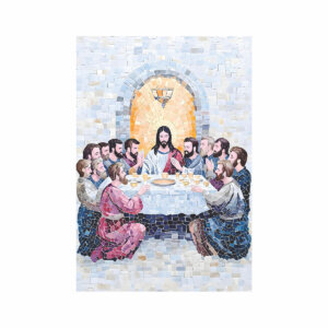 Painel Jesus Crucificado Para Quadro Somente Tecido 1,00m x 1,50m