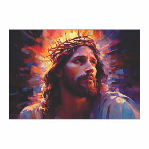 Painel Jesus Cristo Rei Para Quadro Somente Tecido 1,00m x 1,50m