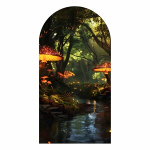Painel De Festa Romano Decorativo Bosque