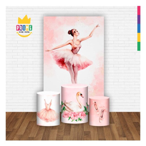 Kit Casado Bailarina 3d Trio Capa Cilindro + Retangular Tecido - Image 2