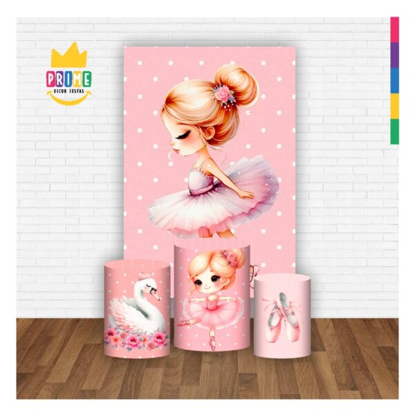 Kit Casado Bailarina 3d Trio Capa Cilindro + Retangular Tecido - Image 2
