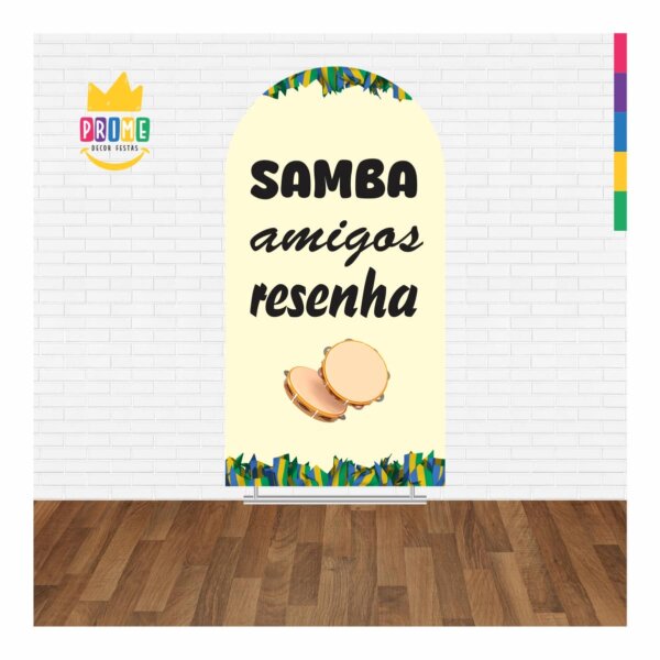 Painel De Festa Romano Decorativo Samba - Image 2