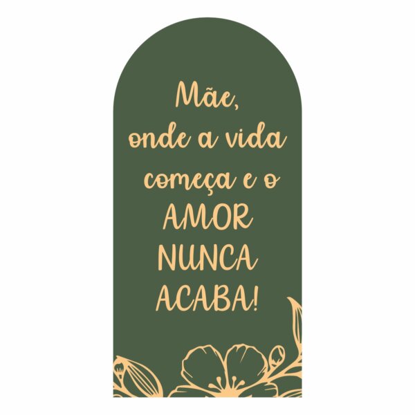 Painel De Festa Romano Decorativo Dia das Mães 2025