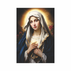 Painel Nossa Senhora Para Quadro Somente Tecido 1,00m x 1,50m