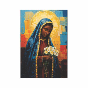 Painel Nossa Senhora Aparecida  Para Quadro Somente Tecido 1,00m x 1,50m