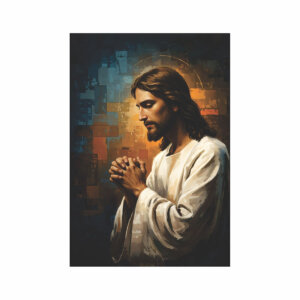 Painel Senhor Jesus  Para Quadro Somente Tecido 1,00m x 1,50m