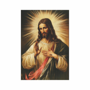 Painel Jesus Misericordioso Para Quadro Somente Tecido 1,00m x 1,50m