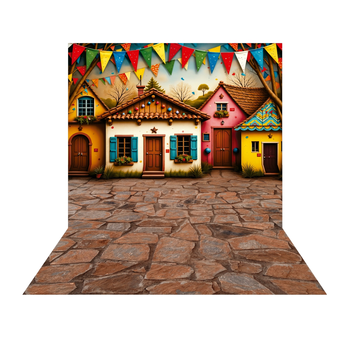 Fundo Fotográfico Festa Junina Tecido 2,20m x 1,50m FF1619