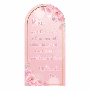 Painel De Festa Romano Decorativo Dia das Mães 2025