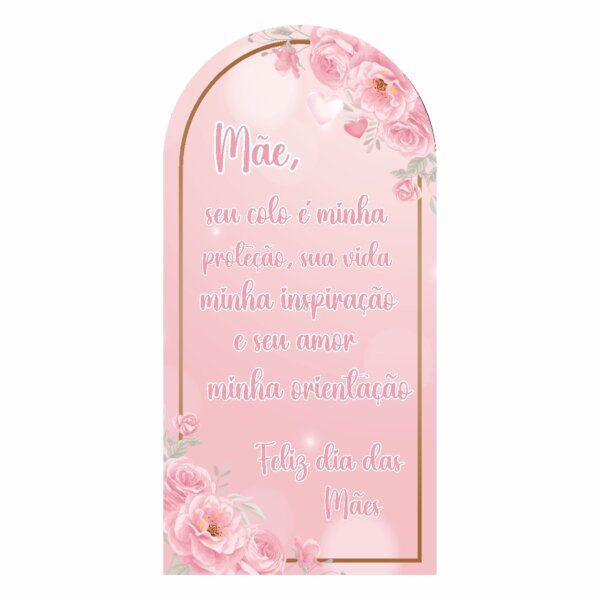 Painel De Festa Romano Decorativo Dia das Mães 2025