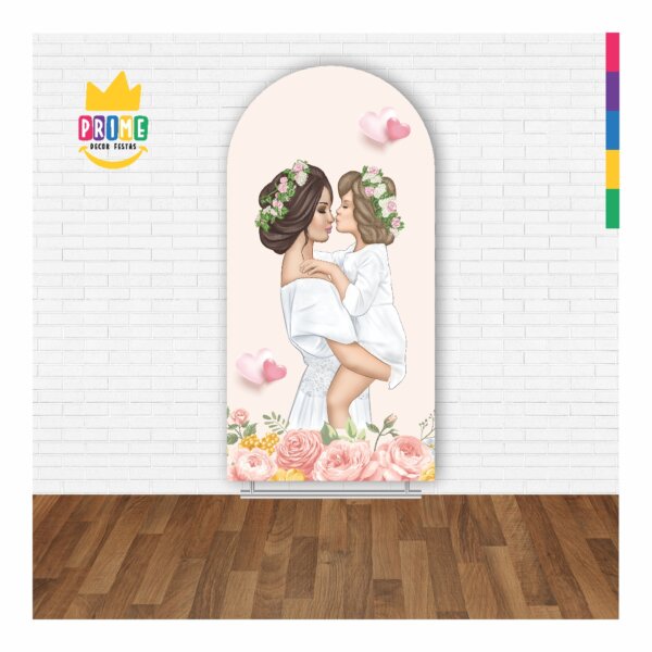 Painel De Festa Romano Decorativo Dia das Mães 2025 - Image 2