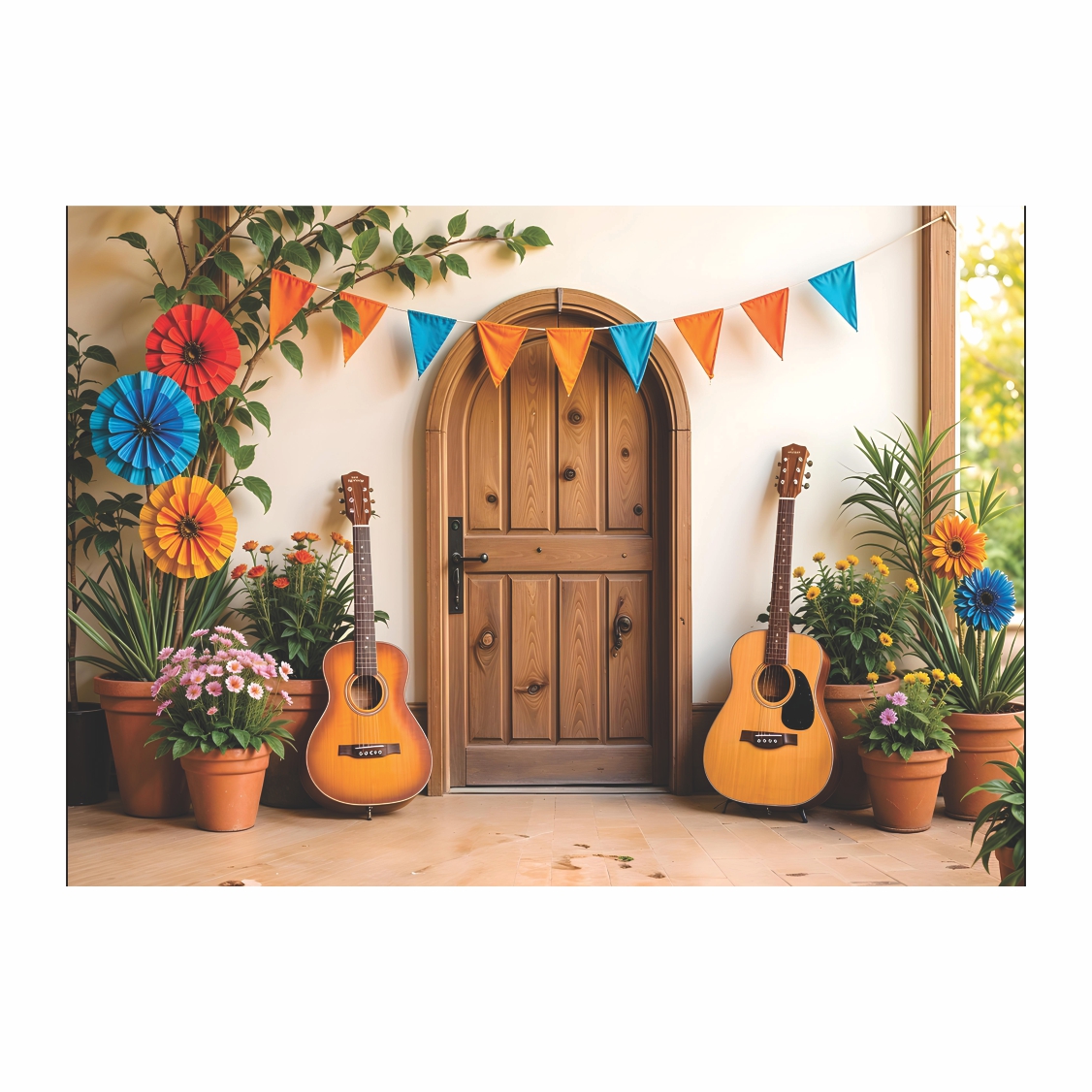 Fundo Fotográfico Festa Junina Tecido 2,20m x 1,50m FF1620 - Imagem 3