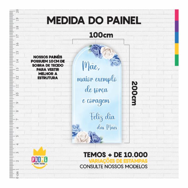 Painel De Festa Romano Decorativo Dia das Mães 2025 - Image 4