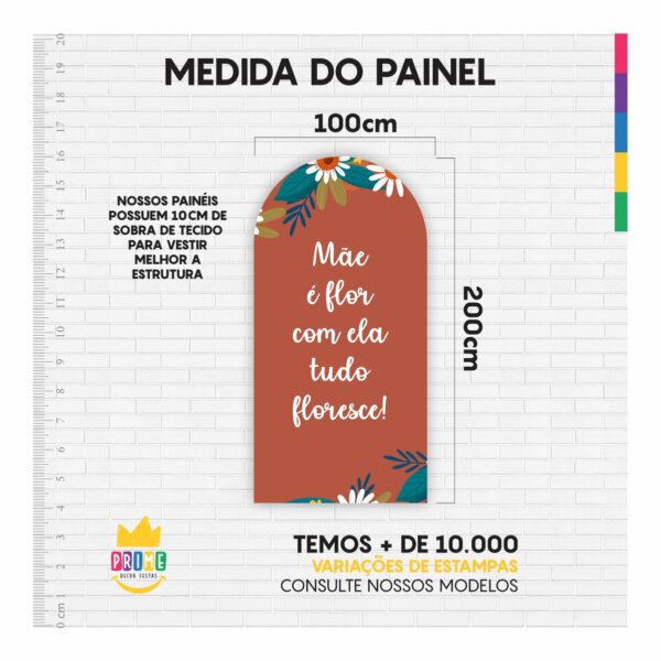 Painel De Festa Romano Decorativo Dia das Mães 2025 - Image 4