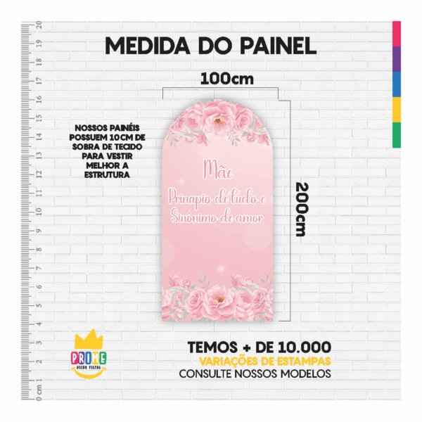 Painel De Festa Romano Decorativo Dia das Mães 2025 - Image 4