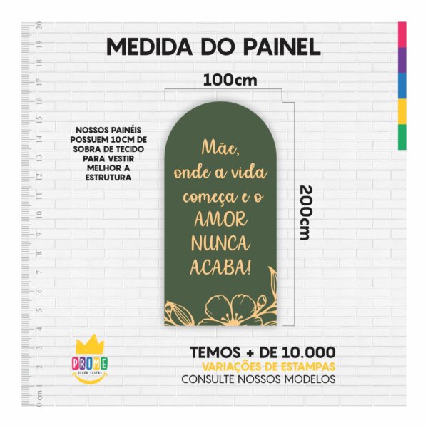 Painel De Festa Romano Decorativo Dia das Mães 2025 - Image 4