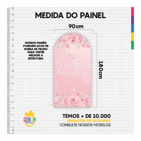 Painel De Festa Romano Decorativo Dia das Mães 2025 - Image 5