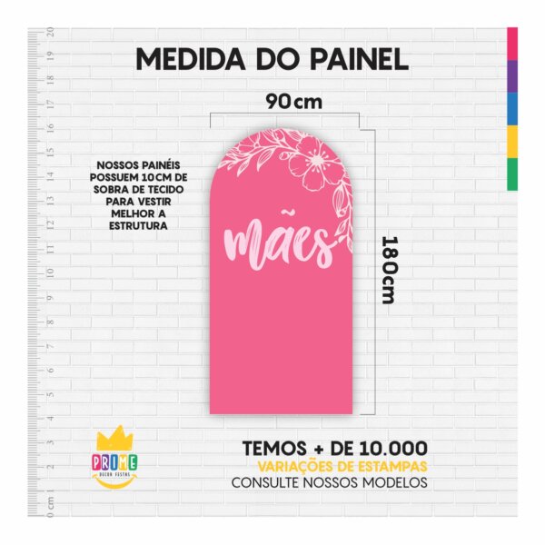 Painel De Festa Romano Decorativo Dia das Mães 2025 - Image 5