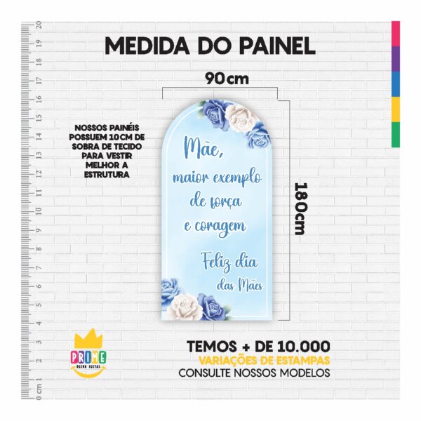 Painel De Festa Romano Decorativo Dia das Mães 2025 - Image 5