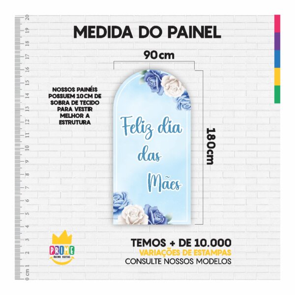 Painel De Festa Romano Decorativo Dia das Mães 2025 - Image 5