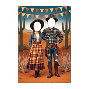 Painel Festa Junina 3d Vazado Retangular Interativo 1,5x2,2
