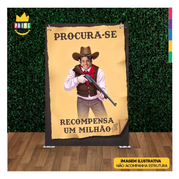 Painel Festa Junina 3d Vazado Retangular Interativo 1,5x2,2 - Image 3