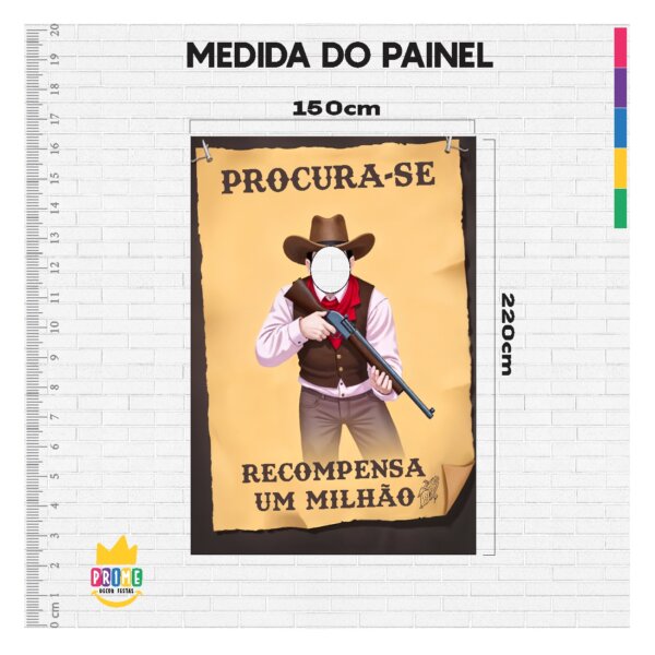 Painel Festa Junina 3d Vazado Retangular Interativo 1,5x2,2 - Image 5